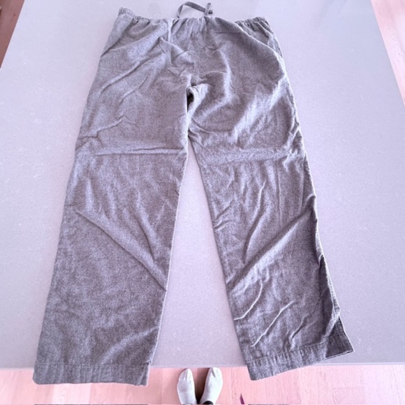 Men's Gap Gray XL Pajama Pants Drawstring 100% Cotton with Pockets-Lightly worn - Picture 5 of 6